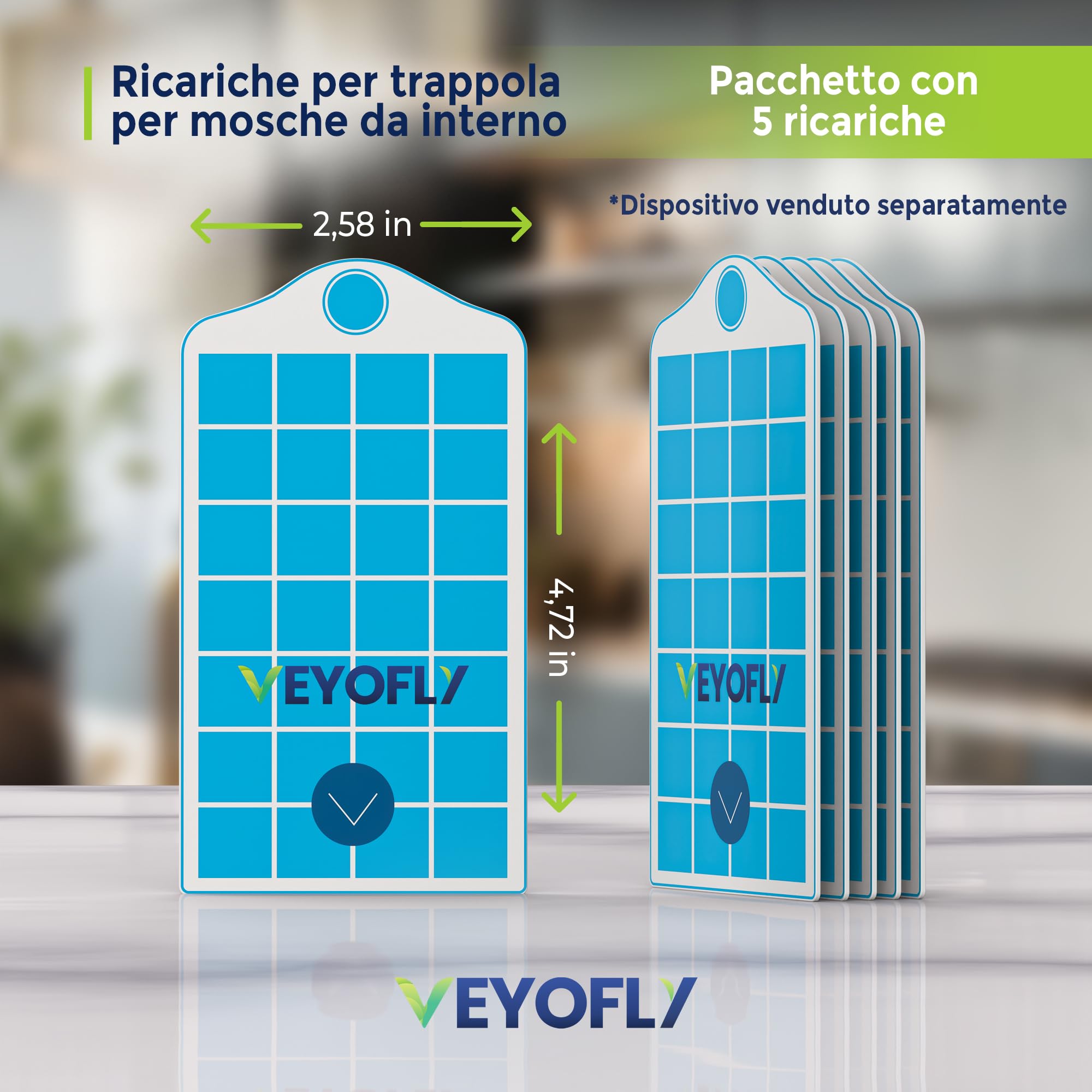 VEYOFLY Trappola Insetti Volanti, Trappole Mosche Frutta per