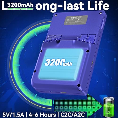 Miniatura 4 de RG40XXV Handheld Game Console 4.0-in 640 * 480 IPS OCA Screen 3200mAh 64Bit System RG 40XXV Blue