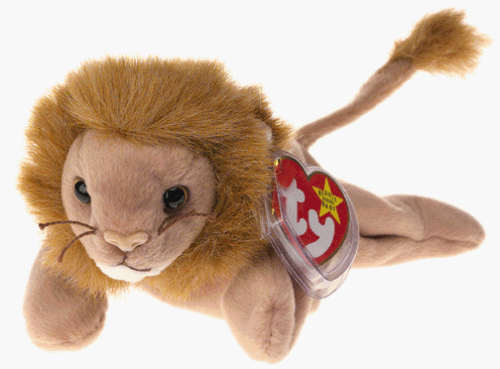 Ty Beanie Baby - Peluche Roary il leone