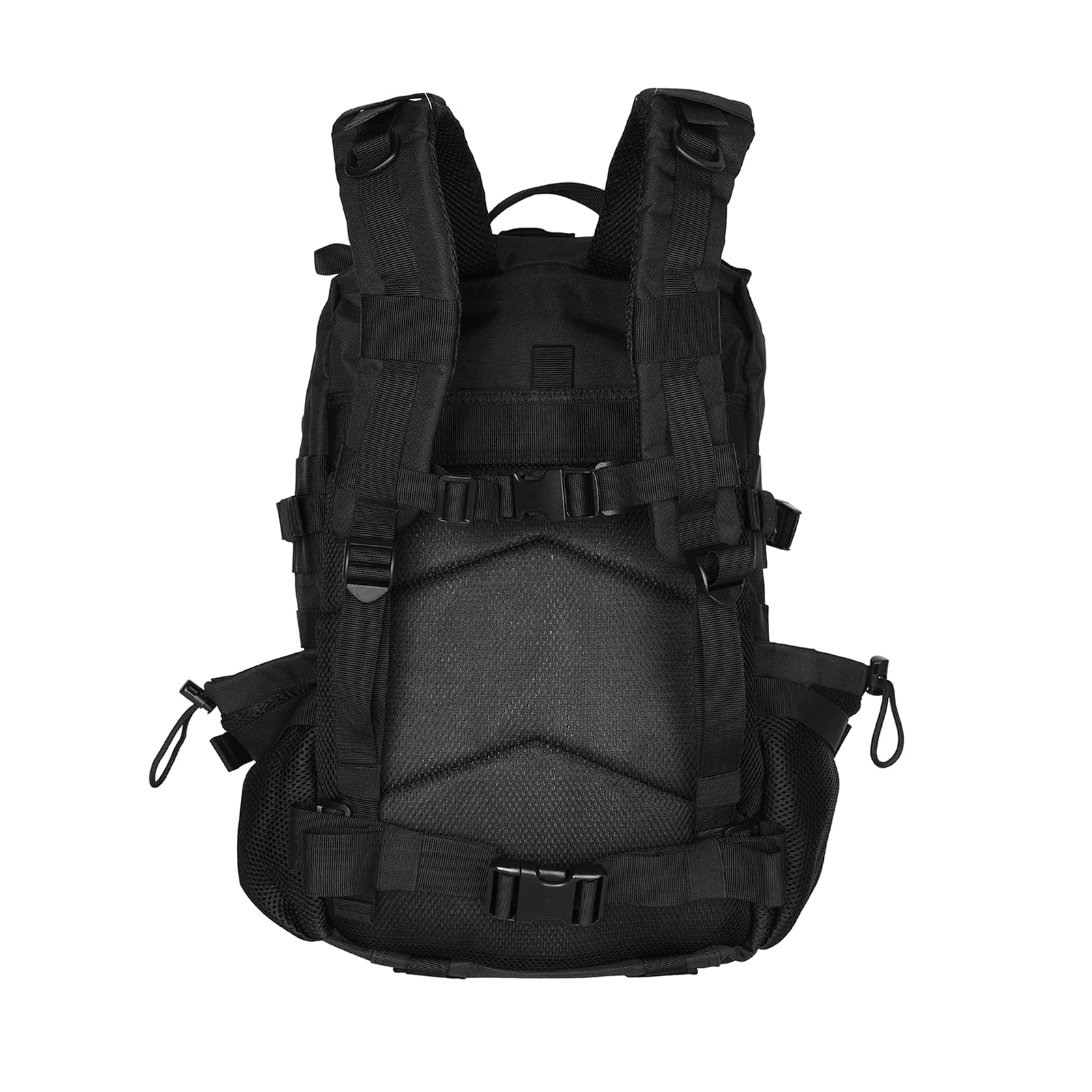 Mochila 45L con porta botellas y 5 parches personalizables | Mochila deportiva táctica para gimnasio y uso diario | Negro, camuflaje o tierra