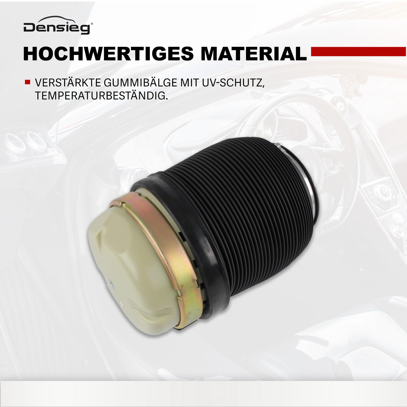 Luftfederung hinten für Audi A6 C6 4F Allroad Quattro (2004–2011) – Federbalg Air Suspension Ersatz 4F0616001 / 4F0616001J – Hinterachse Luftfeder