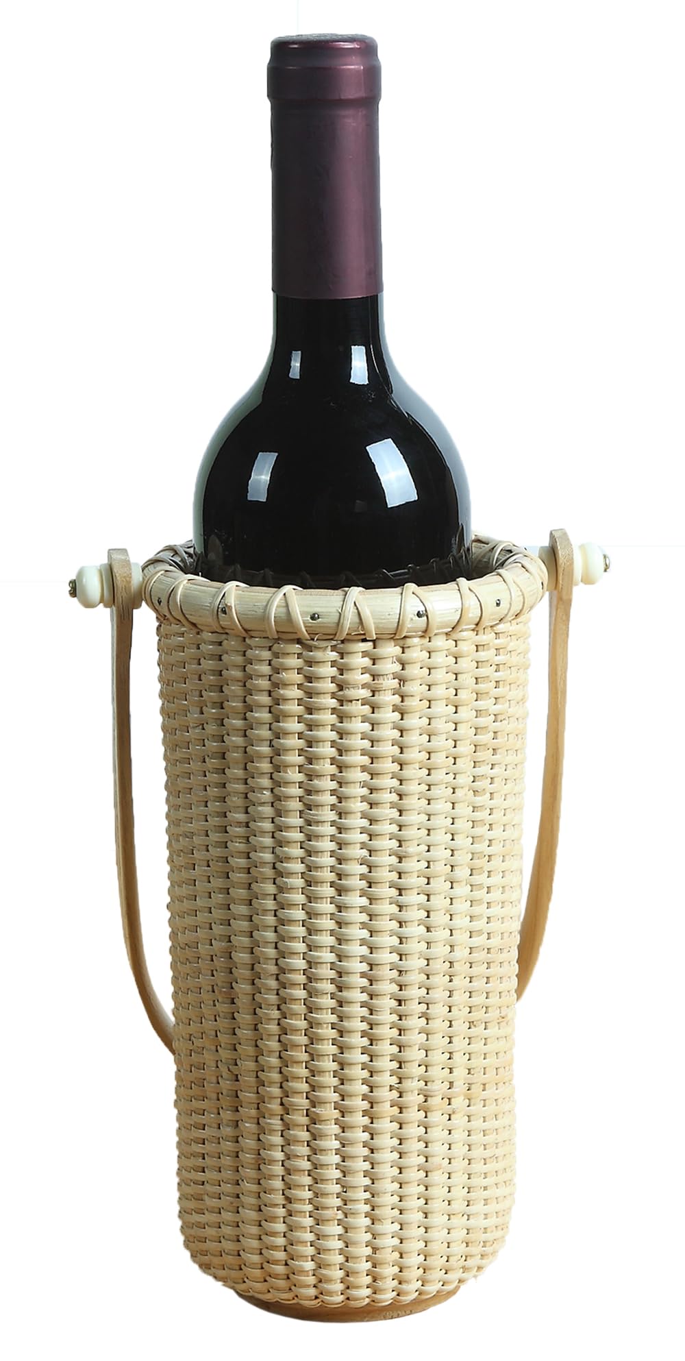 Teng Tian Basket Wine Racks Wine Basketsgift Boxes of Red Wine, Woven Rattan, China Traditional Handicrafts, Casual Stylenatural Environmental Protection