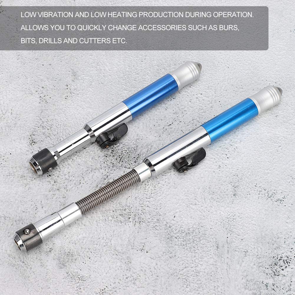 Set di 2 Utensili per Incisore Elettrico con Impugnatura Ergonomica e Vibrazioni Ridotte per la Creazione di Gioielli - Metallo Resistente 2,35 Mm