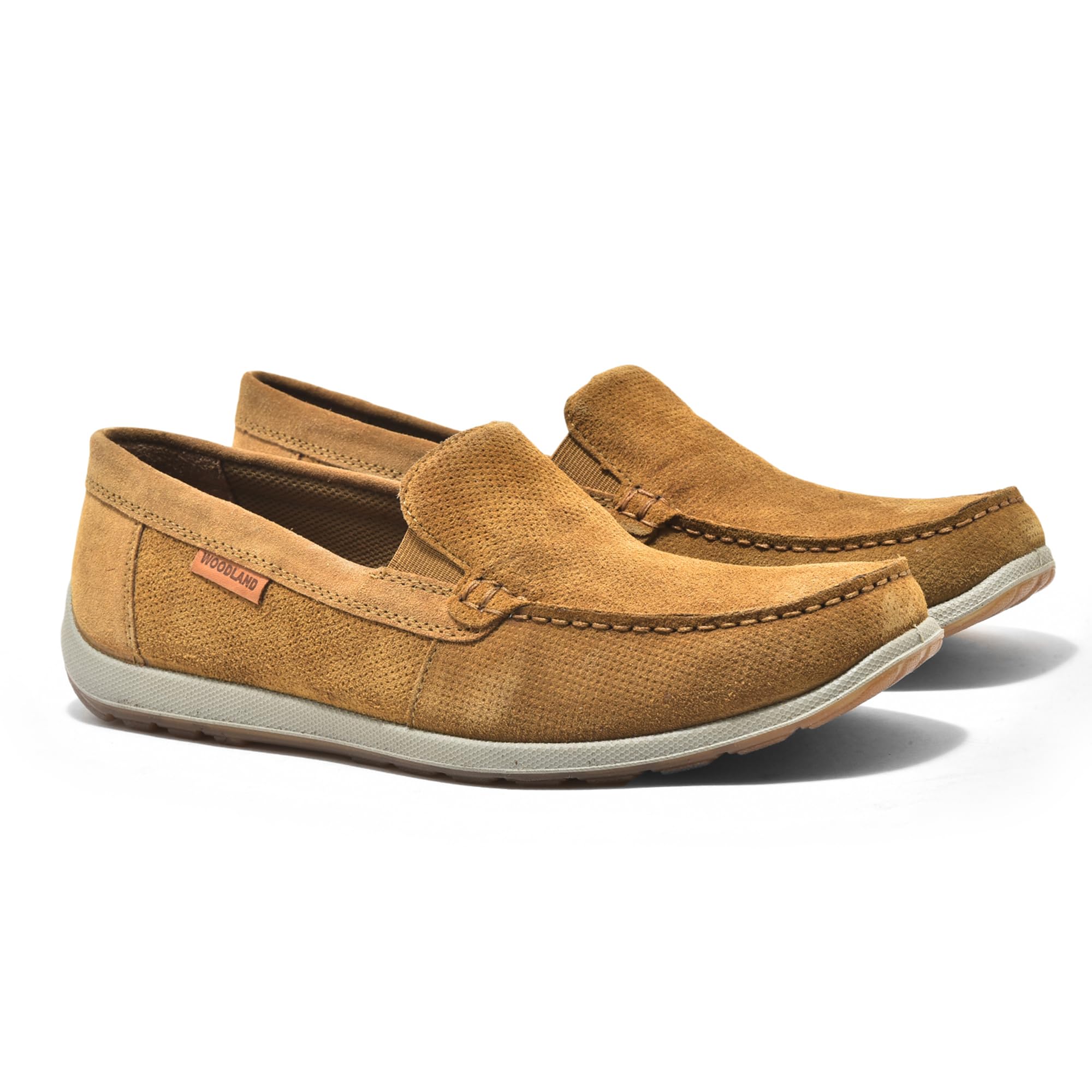 Woodland Men Camel Penny Loafer