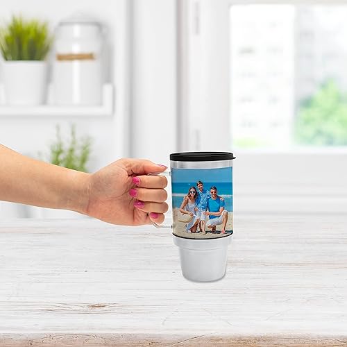 Miniatura 7 de Foto taza de viaje de acero inoxidable