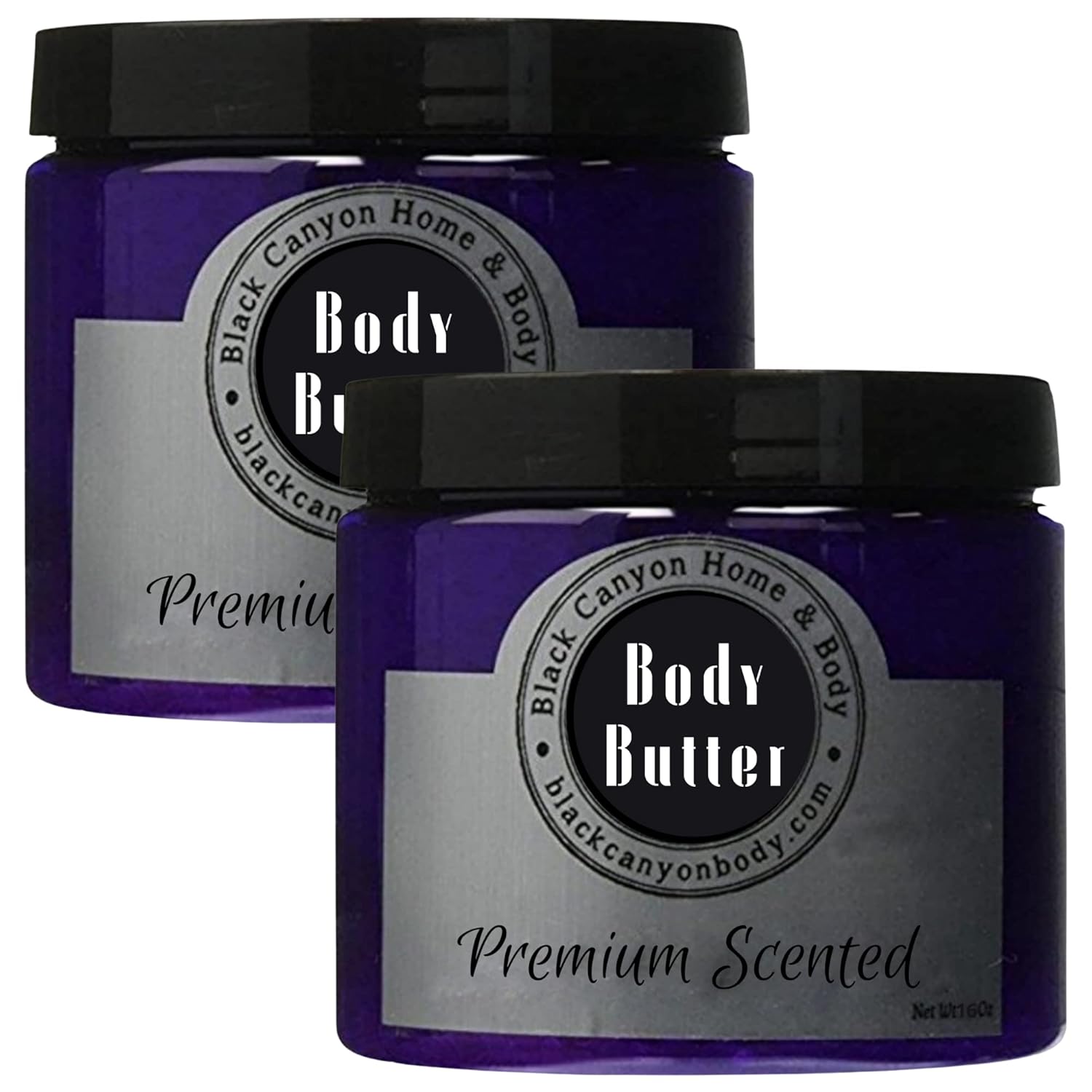 Black Canyon Wild Berry & TulipsScented Luxury Body Cream With Aloe, 16 Oz Jar (2 Pack)