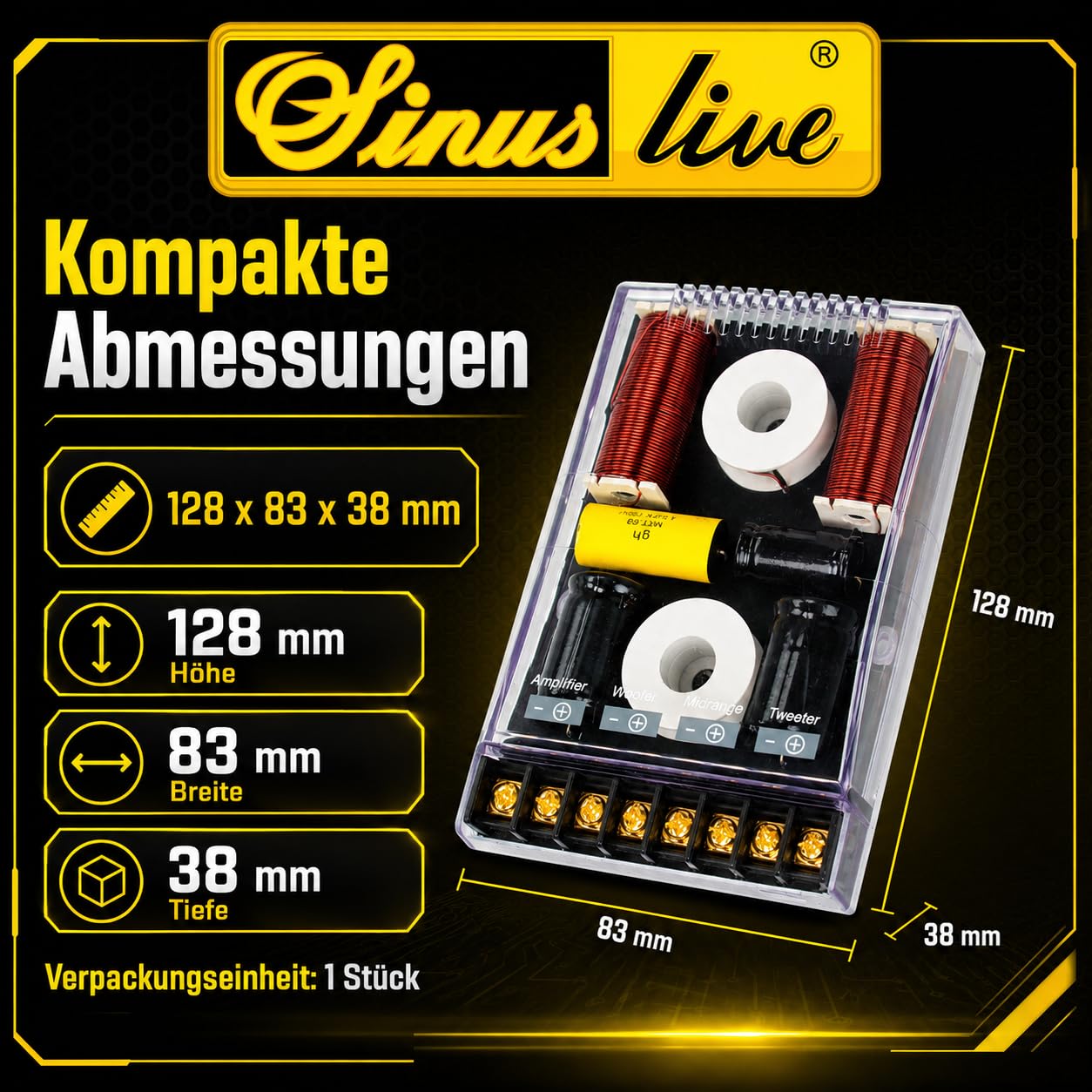 Sinuslive CR345 Enceinte 3 Voies