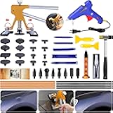 Car Dent Puller Kit, Auto Dent Removal Set, Paintless Dent Repair Tool for Automobile/Motorcycle/Refrigerator Body Dent