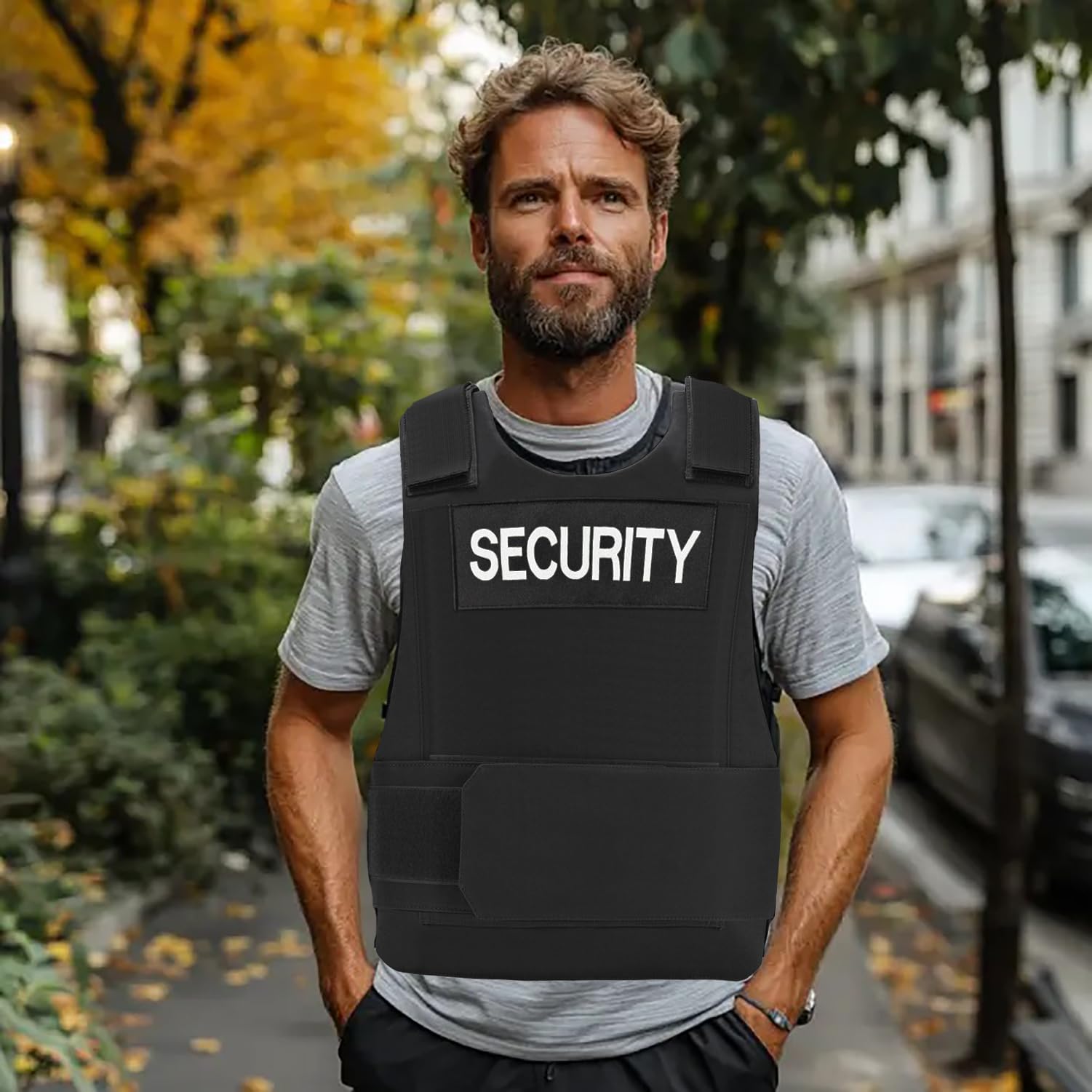 Taeku Gilet da Allenamento Outdoor, Gilet di Sicurezza Leggero Regolabile per Airsoft, Paintball, Cosplay e Giochi di Squadra