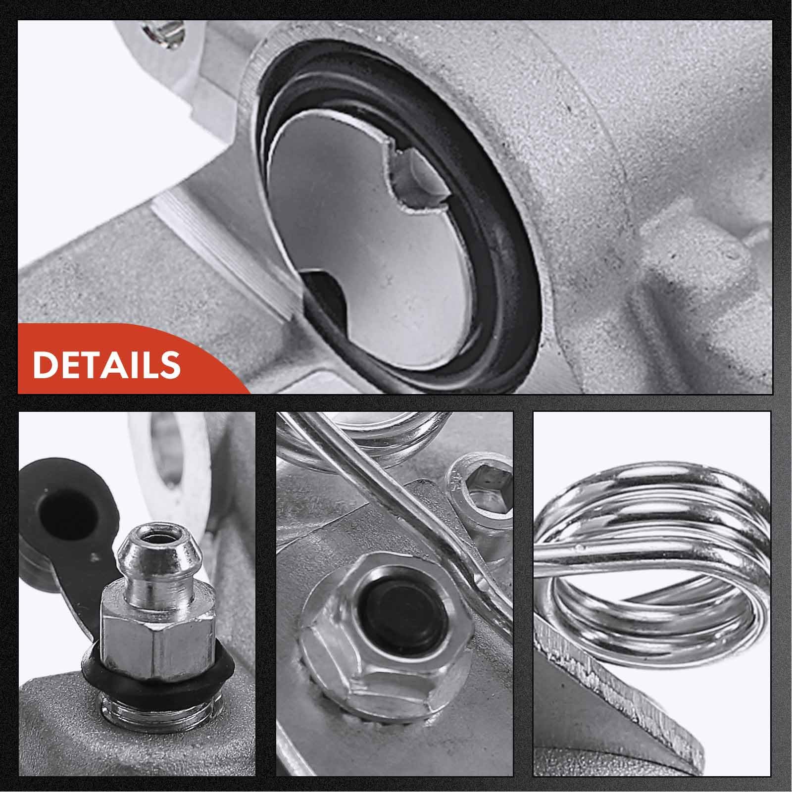 Frankberg Bremssattel Bremszange Hinten Links Aluminium Kompatibel mit Grande Punto 199 Grande Punto Punto 199 Punto Punto Evo 199 Corsa D S07 Replace# 77363937