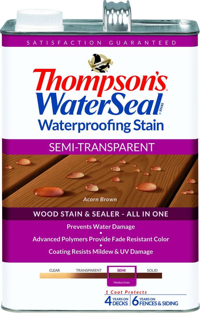 Thompsons Waterseal 42841 Semi-Transparent Acorn Brown WaterSeal Waterproofing Stain4