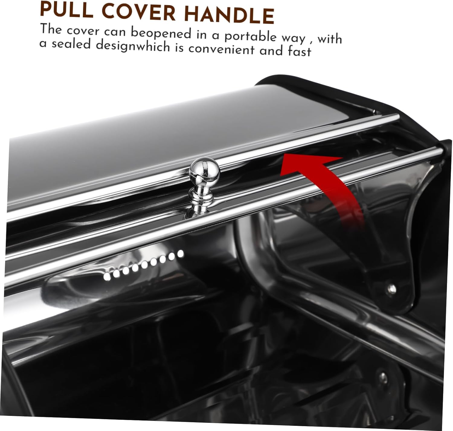 DOITOOL Bread Box for Kitchen Countertop - Stainless Steel Bread Storage Container with Lid - Bread Holder Bread Containers Storage Airtight Loaf for Kitchen Counter, Homemade Bread