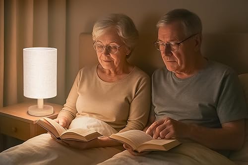 Miniatura 8 de Lámpara de mesa pequeña para dormitorio, lámparas de noche para mesitas de noche, lámpara de luz minimalista para mesita de noche, lámparas de