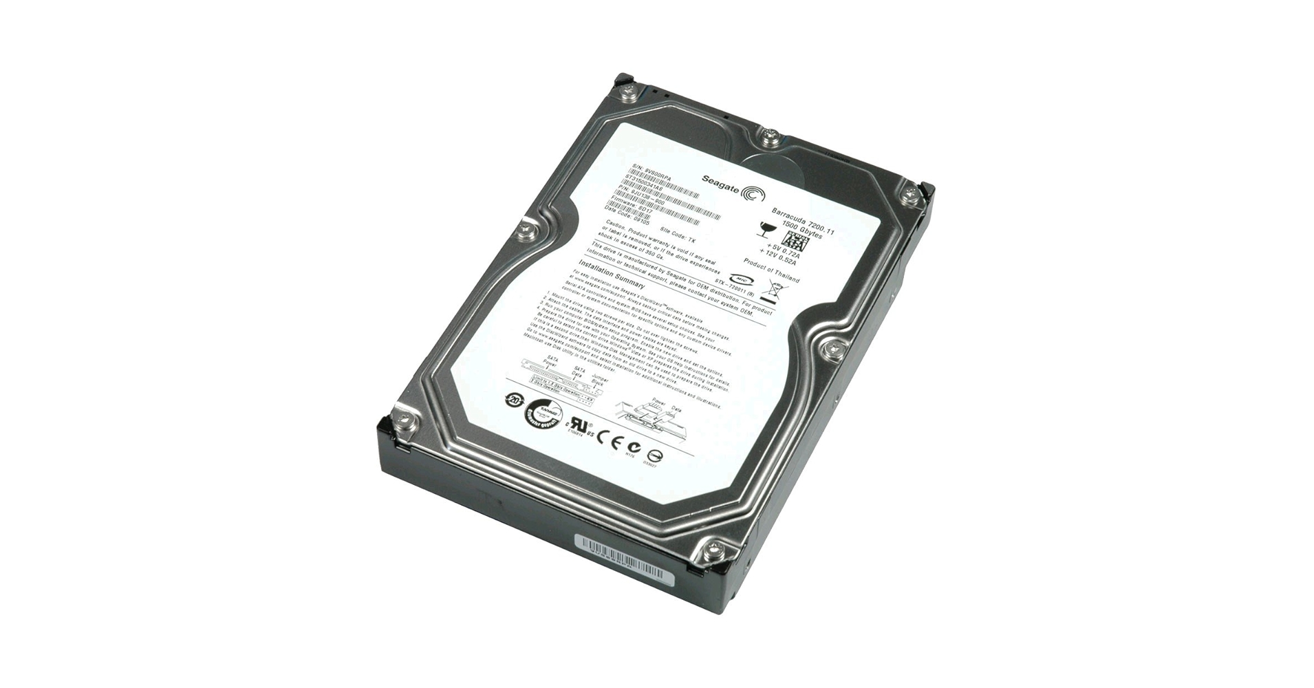 Seagate Barracuda 24TB 3.5インチ HDD BarraCuda 3.5