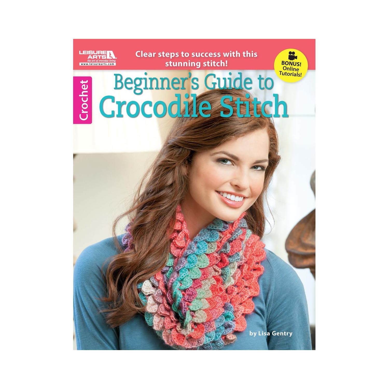 Leisure Arts-Beginner temizlik malzemesi Guide to Crocodile Stitch