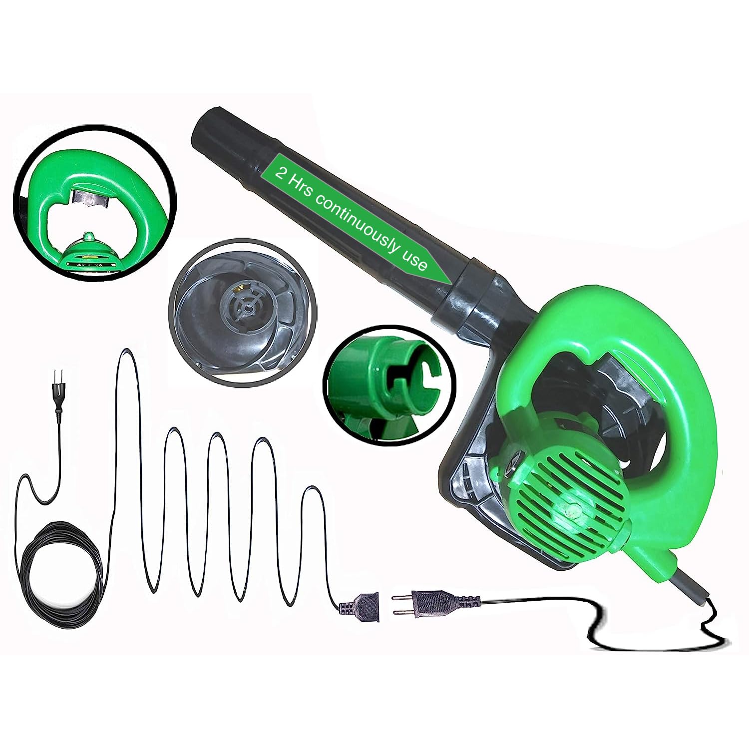 ELMICO Industrial Blower/Pc Cleaner/Dust Cleaner/Ac Cleaner Air Blower For Home/Office/Industrial/ Leaf Blower/ Air Blower Machine Extra Heavy Duty guaranteed motor WITH/copper/10 ft. WIRE continuously 2 hrs use /-image-48