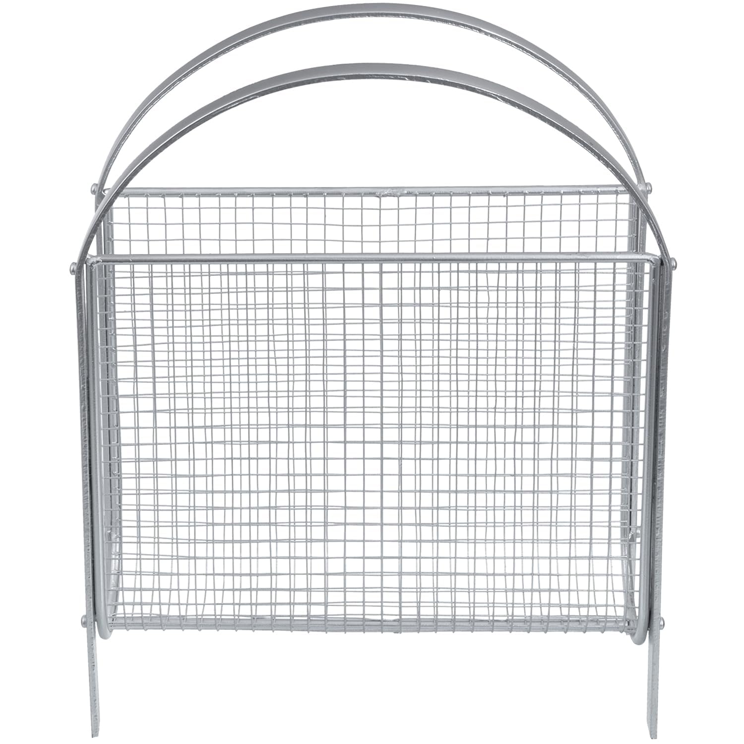 Amazon.com: MyGift Mid-Century Silver Metal Mesh Magazine Rack