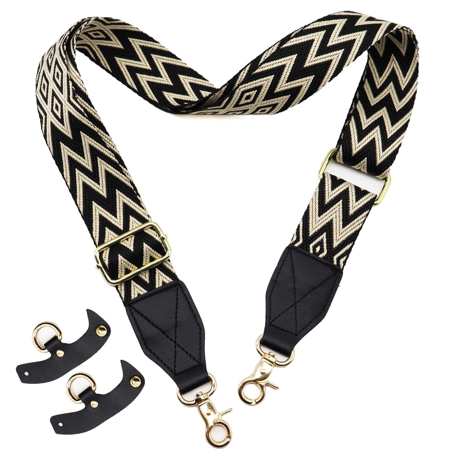LEMEDE Purse Strap Replacement Crossbody 1.5" Wide Shoulder Strap Adjustable Straps Handbag Strap Replacement Belts