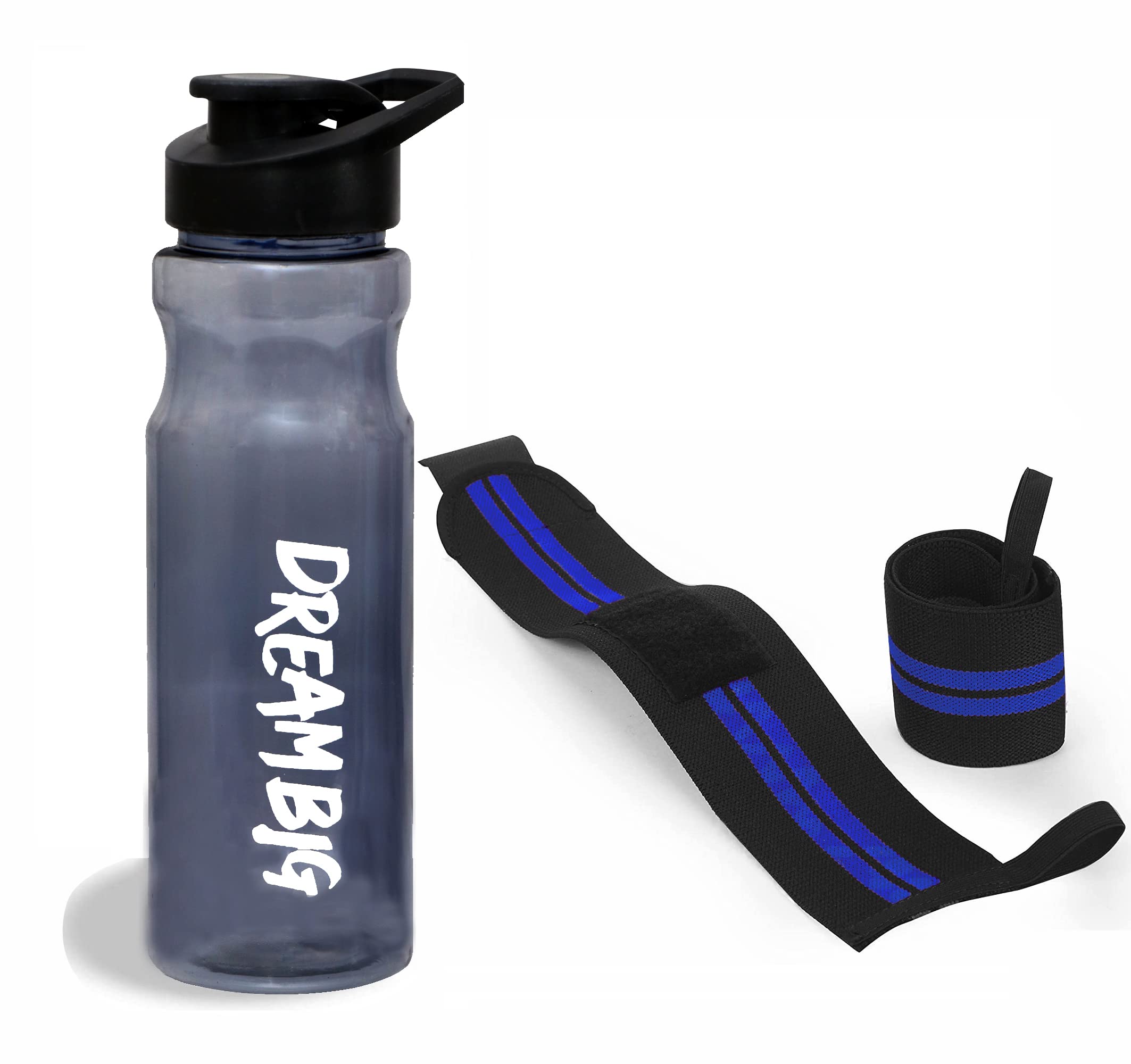 Shaker Bottle Combo of Gym Water Bottle with Wrist Band Gym Workout| Weight Lifting |Sports (BPA Free Gym Shaker Bottle 600 ml) | Stylish Sipper with Wrist Support Band for Men & Women. (B0BVBVG7LT) Amazon Price History, Amazon Price Tracker