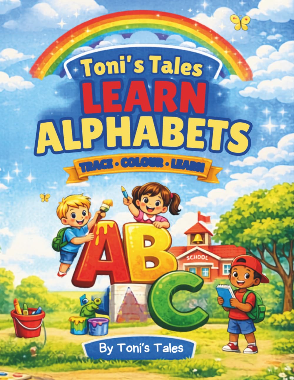 Trace & Colour WOW!: Alphabet Tracing & Colouring Workbook for Kids Ages 3–6