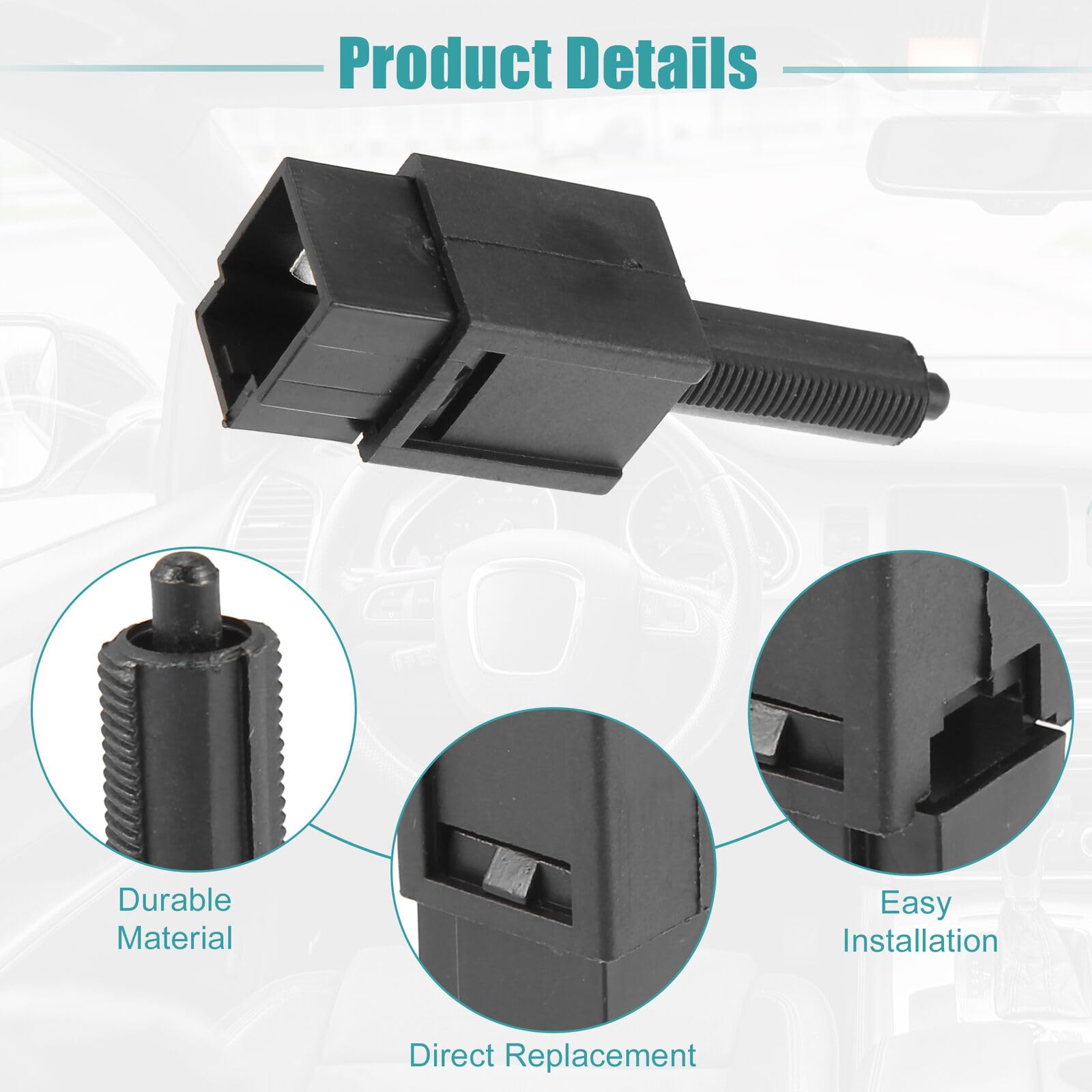 Amazon.com: Broaug 2-Pin Brake Light Switch Compatible with