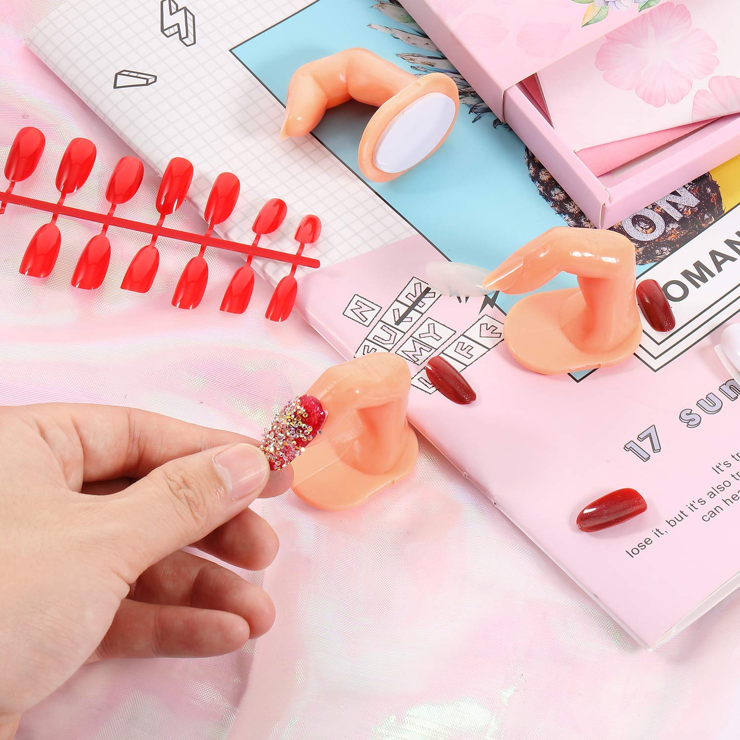 Store2508 Nail Art Training Practice Fingers Pack of 20 4