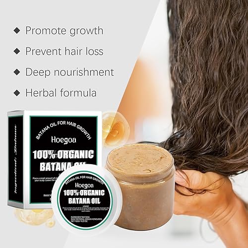 Miniatura 3 de Aceite de batana 100% orgánico para el crecimiento del cabello, nutrición profunda y salud del cuero cabelludo, todo tipo de cabello, 4.23 onzas