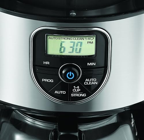 Miniatura 3 de BlackDecker Cafetera programable de 12 tazas plata CM4000S negroacero inoxidable