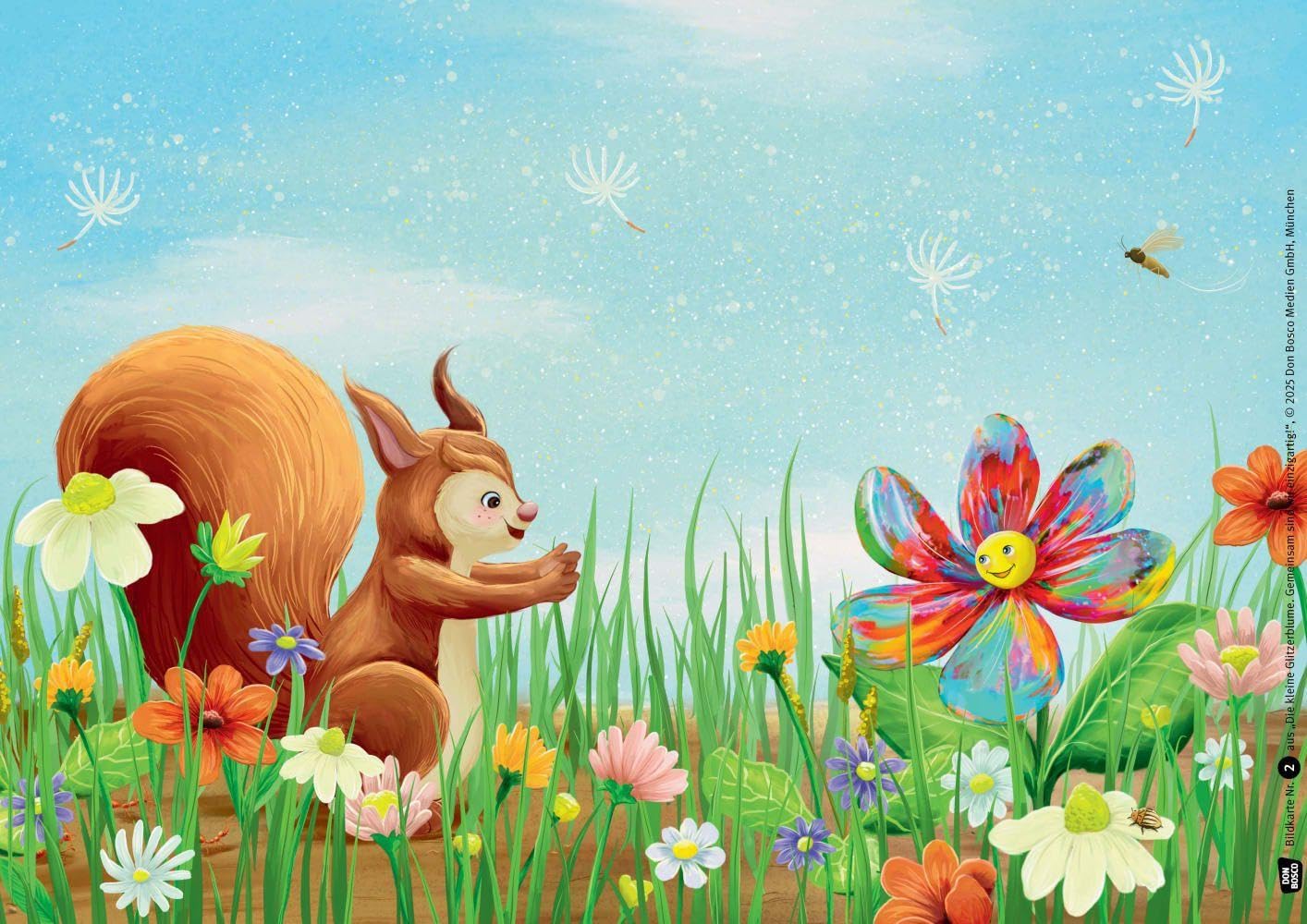 Die kleine Glitzerblume. Gemeinsam sind wir einzigartig! Eine Geschichte mit Rabe und Eichhörnchen. Kamishibai Bildkartenset: Entdecken - Erzählen - Begreifen: Bilderbuchgeschichten