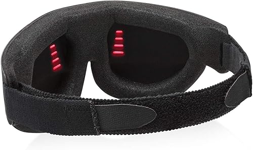 Miniatura 2 de Sound Oasis Máscara de ojos de lujo para dormir natural, sueño profundo, bloquea toda la luz, sombra de ojos cómoda, puntos de brillo azules, ondas