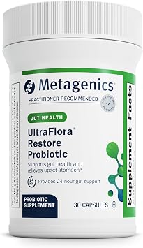 Metagenics UltraFlora Restore Probiotic, 20 Billion CFU
