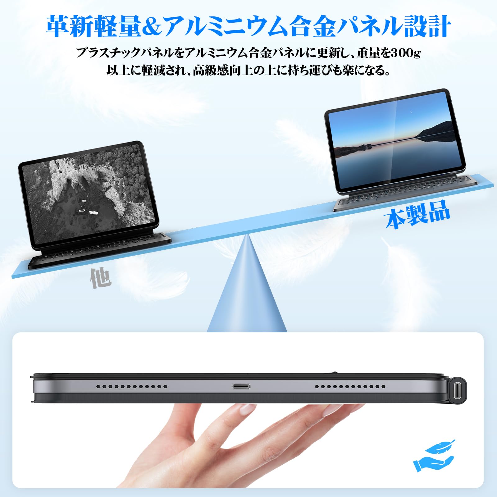 Amazon.co.jp: BETTDOW 【新型軽量】マジックキーボード 2025