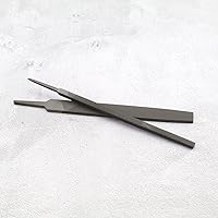 Vista 6 de Juego con 5 piezas de archivo de metal, archivo de ingenieros de corte, archivo plano, medio redondo, archivo redondo, archivo triangular, lima