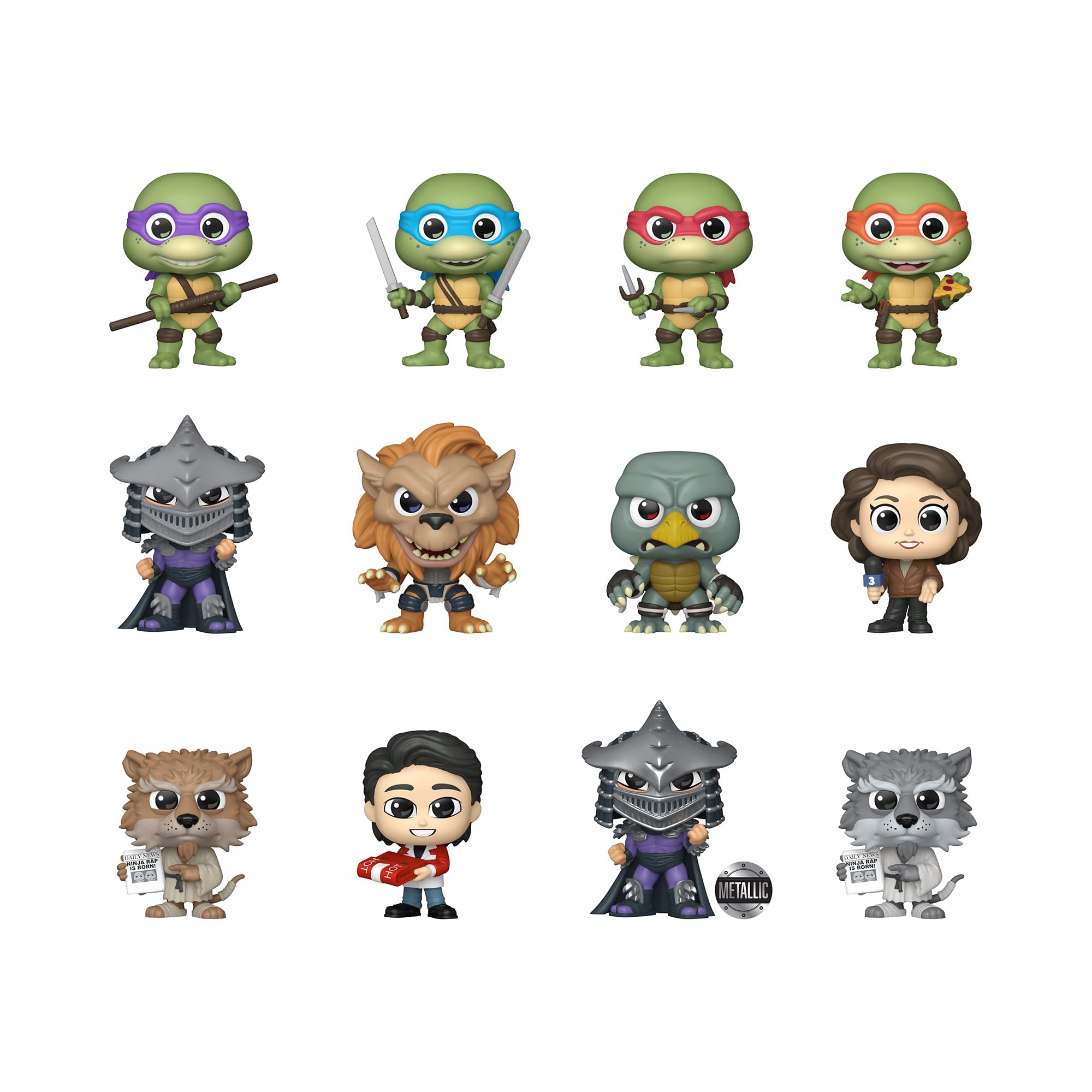 Funko Mystery Mini: Teenage Mutant Ninja Turtles 2, TMNT, Donatello, Leonardo, Raphael and more, 1 of 12 to collect - Image 2