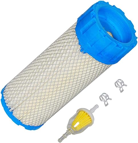 HIFROM MIU11748 Filtro de aire con kit de filtro de combustible compatible con John Deere Z830A Z850A Z860A Z925 Z930 Z950 Z960 Z970 ZTrak