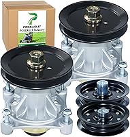 Vista 15 de 604214 Conjunto de husillo con espaciador de polea 604123 y kit de herramientas de montaje para tractores de césped Hustler Raptor de 34", 36", 42