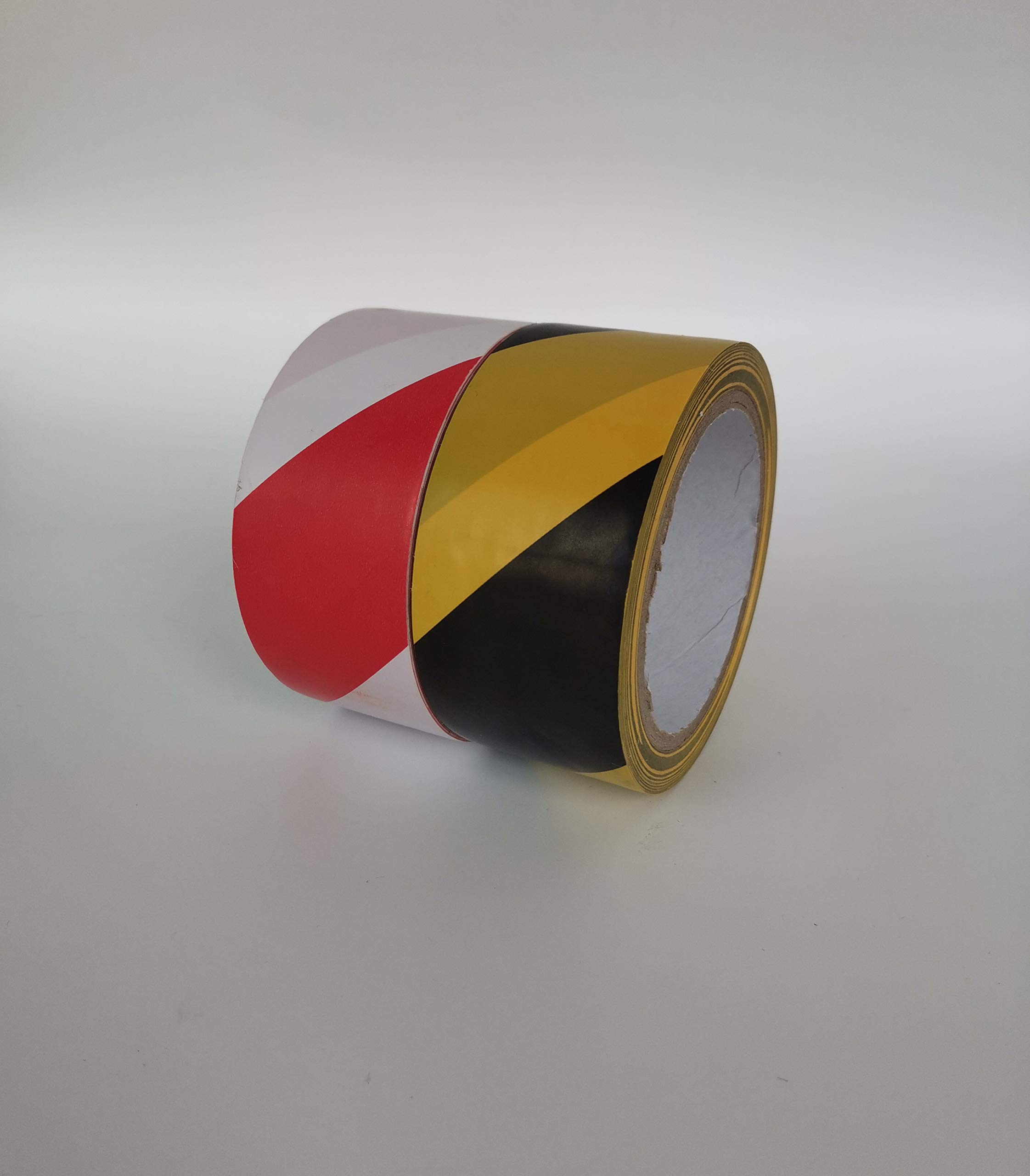 Buy 1.9 inches Long, 65 feet Wide, Two Packs of Black and Yellow, White