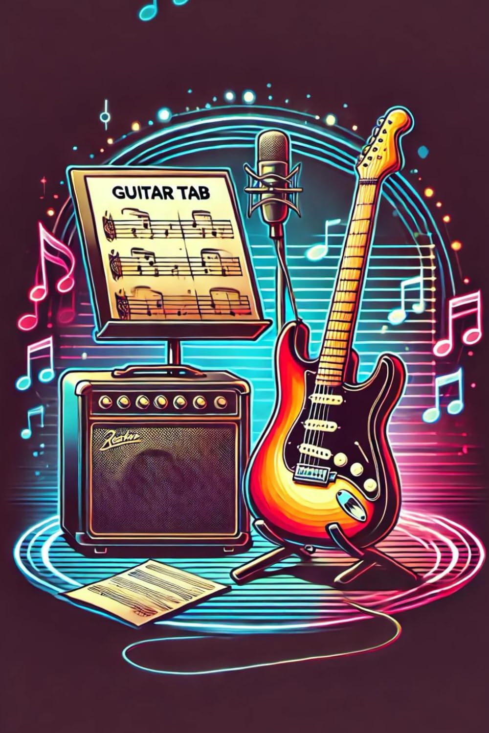 The Perfect Guitar Tab Journal for Recording Chord Progressions, Writing Solos, and Creating Music      Paperback – December 14, 2024