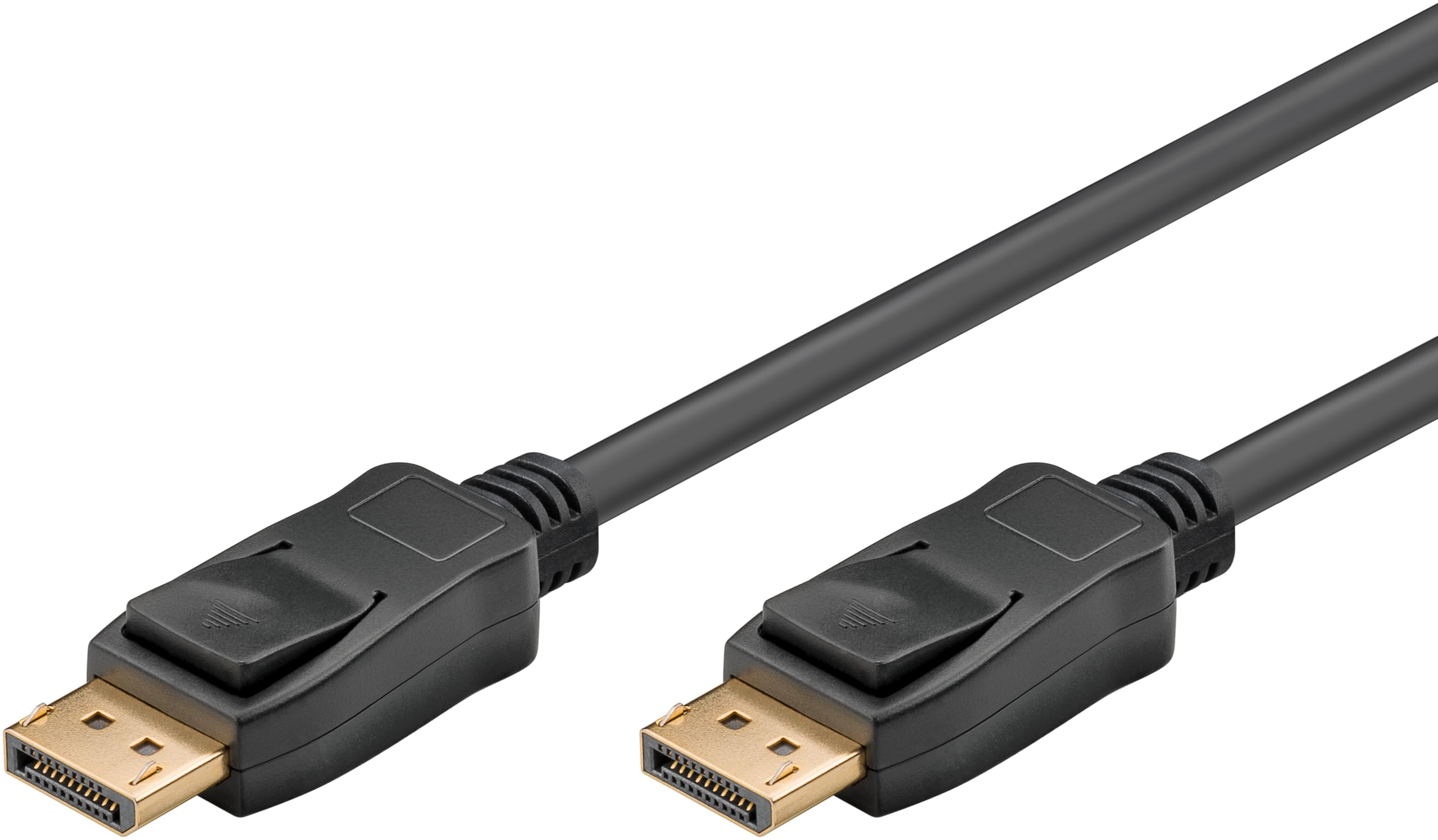 goobay 64799 DisplayPort kabel 1.4 8K 60 Hz (4320p) i 4K 120 Hz/kabel połączeniowy 32,4 Gbits DP 1.4 do monitorów gamingowych, laptopów, kart graficznych, UHD / 3M