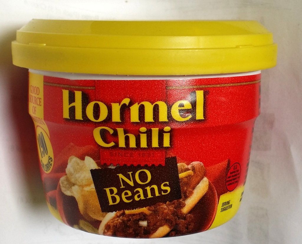 Amazon.com : Hormel Chili No Beans Microwave Cup 7.38 Oz (Pack of