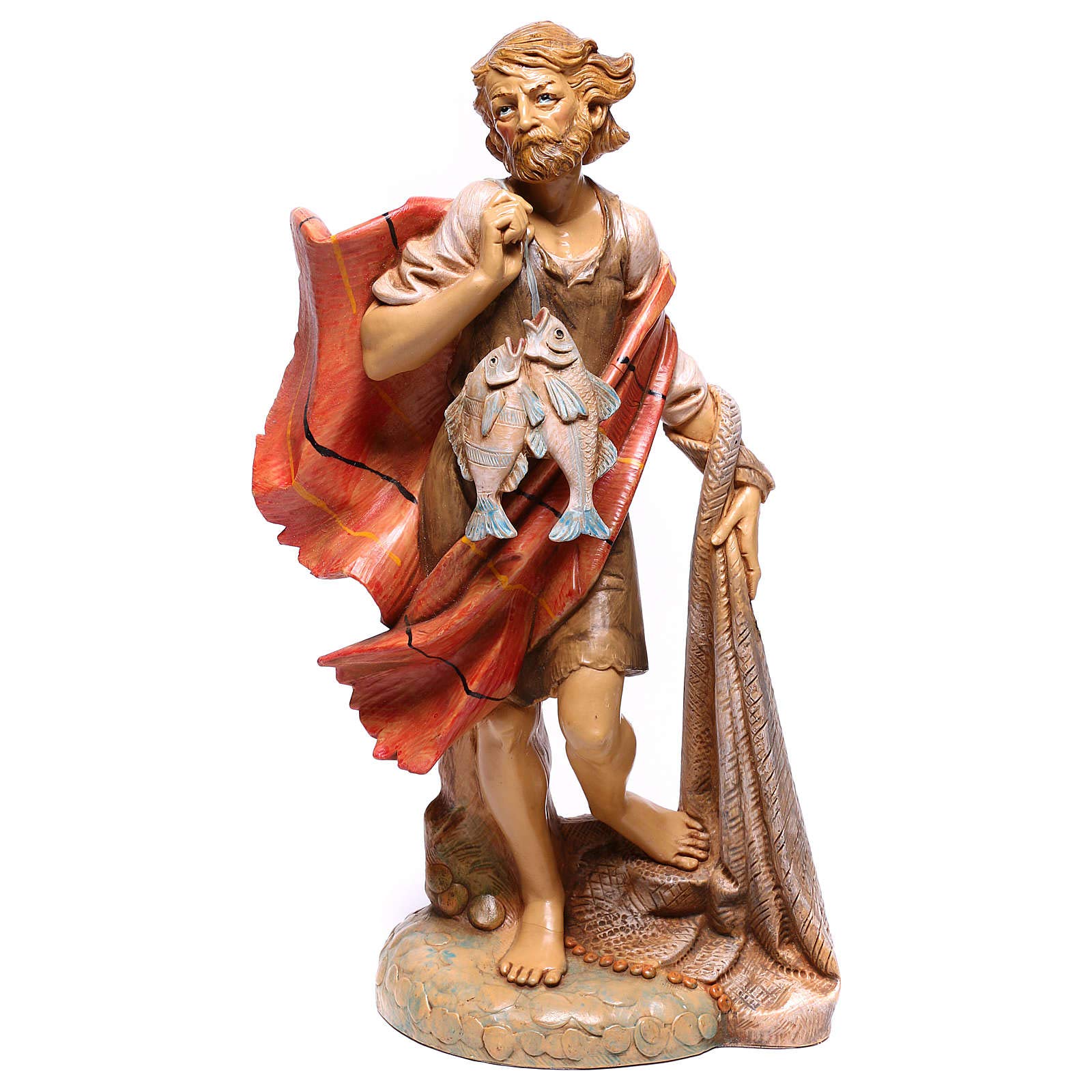 Holyart Pastore con Pesci 30 cm Fontanini