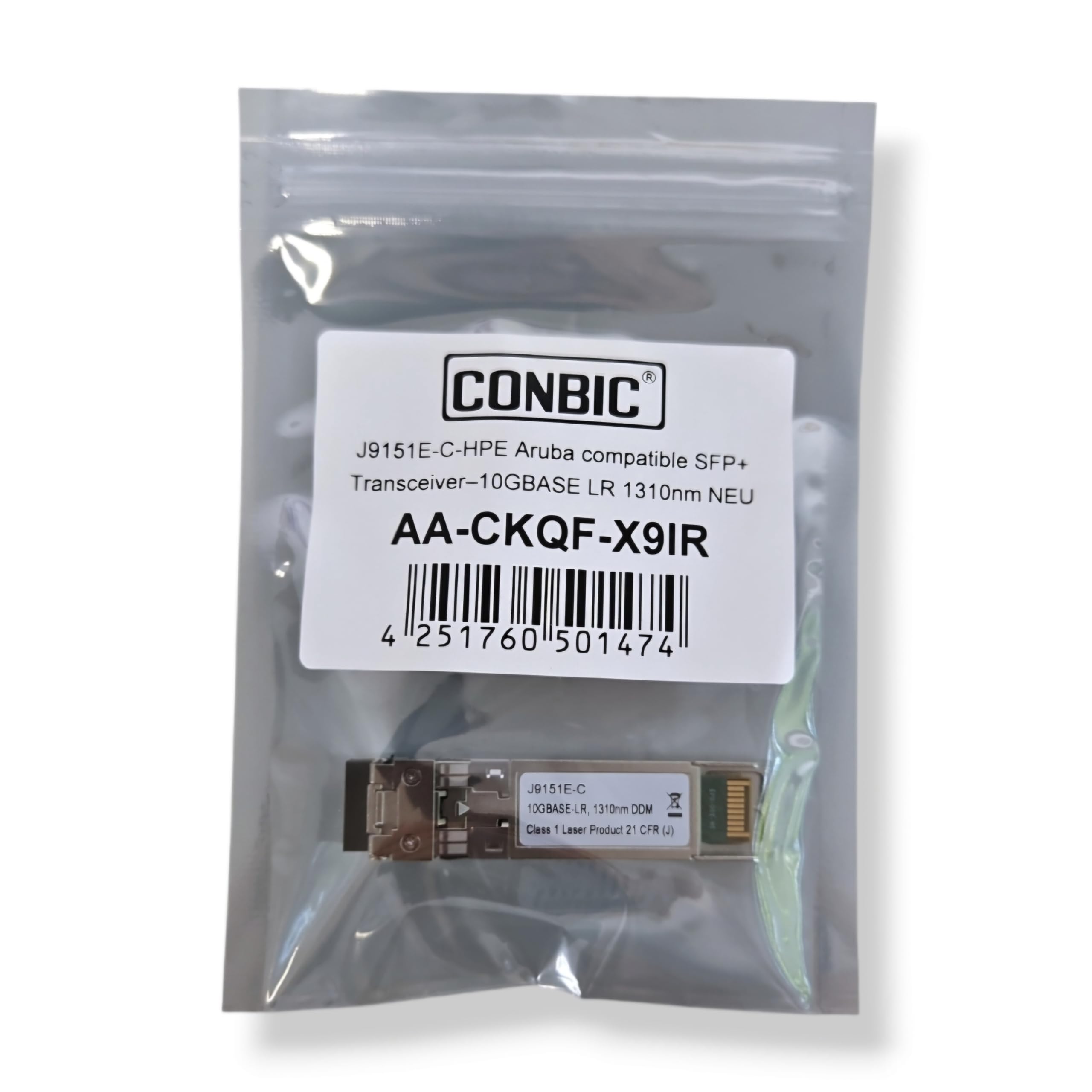 J9151E-C - Émetteur-récepteur compatible HPE Aruba SFP - 10GBASE LR 1310nm OEM