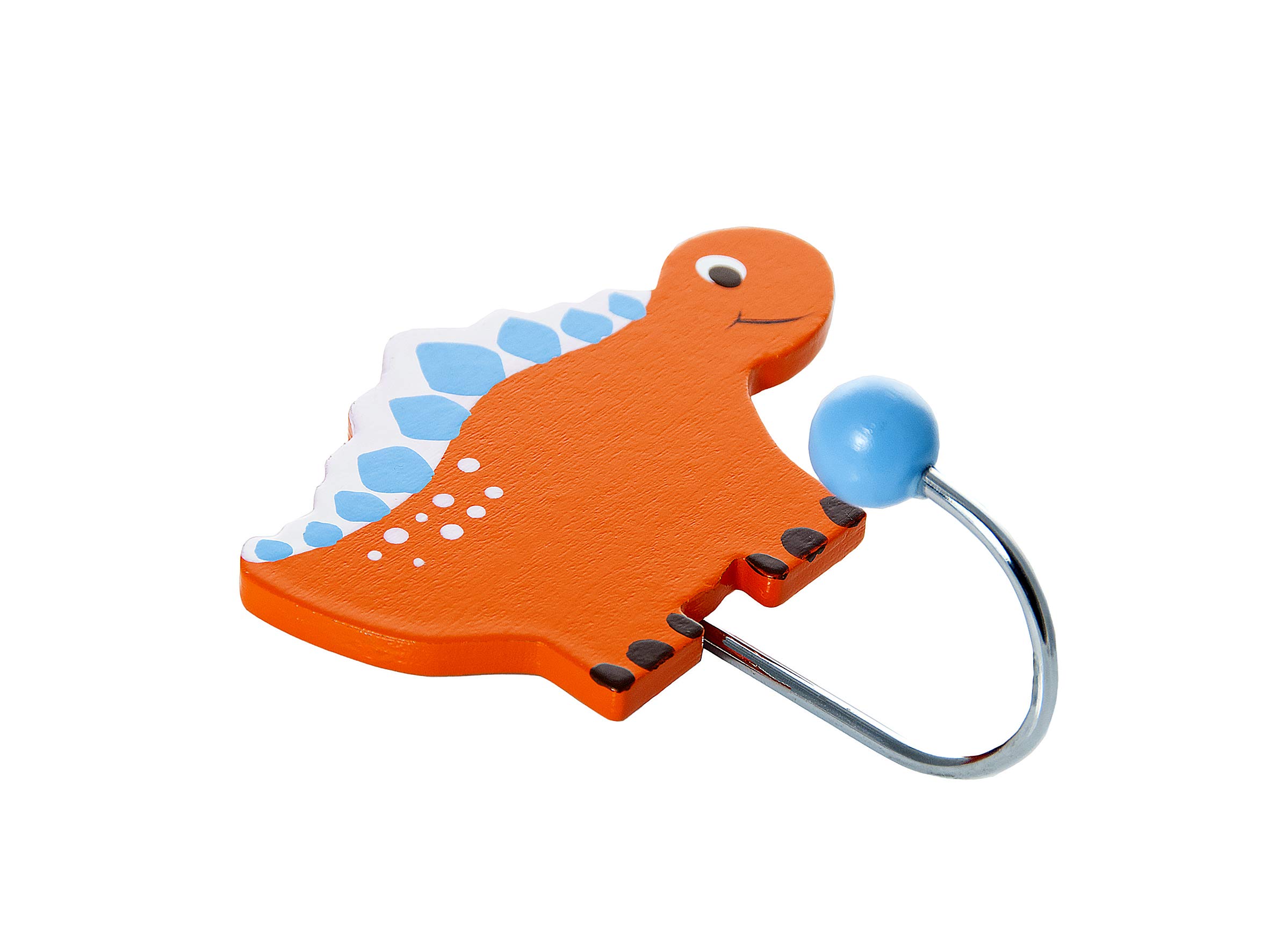 Mousehouse - appendiabiti da parete in legno a 4 ganci per bambini