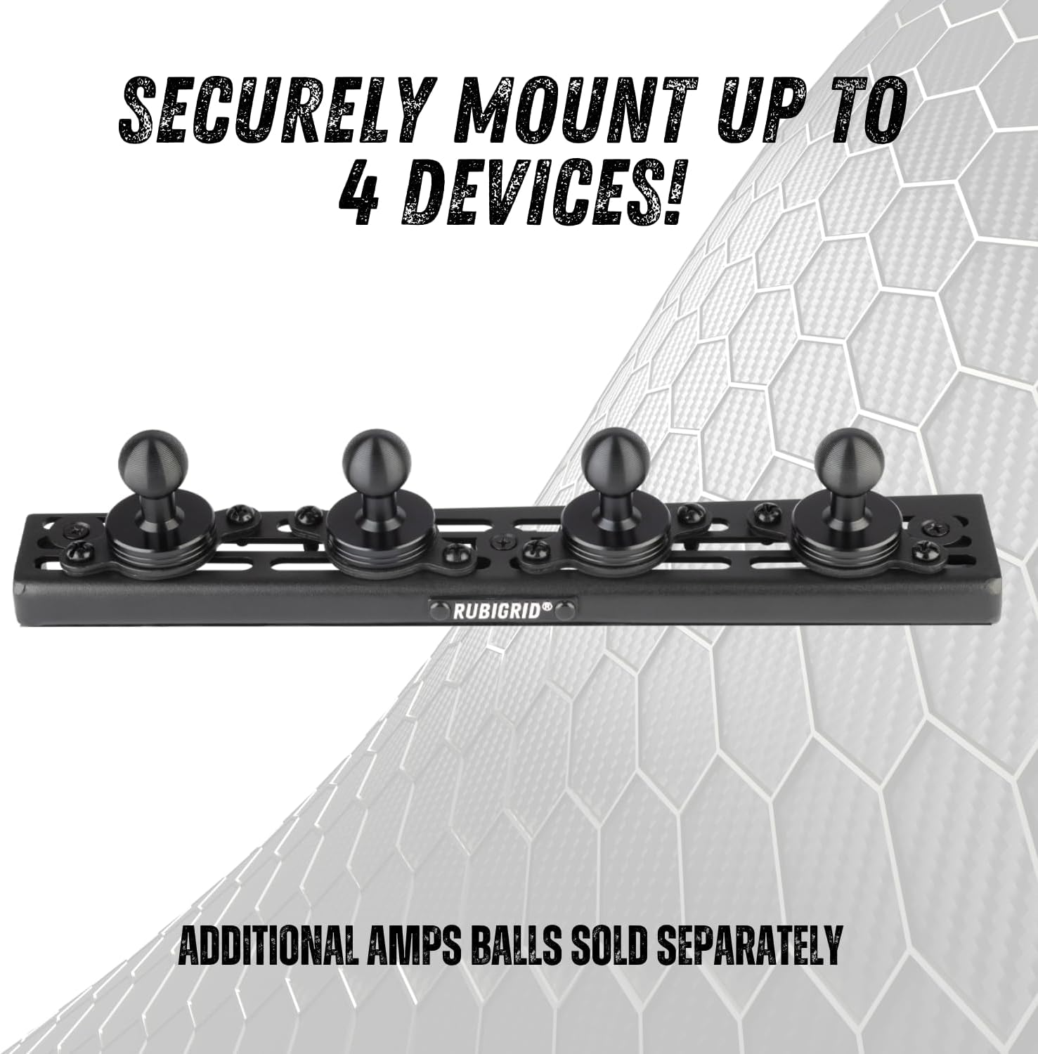 Bulletpoint RubiGrid Metal Dash Tacoma Phone Mount Compatible with 2016-2023 Toyota Tacoma