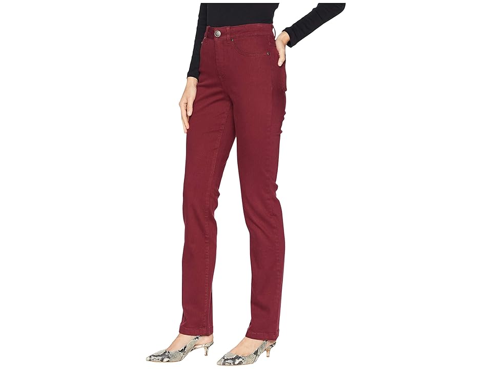 

Tribal Five-Pocket Pants (Zinfandel) Women's Casual Pants, Brown