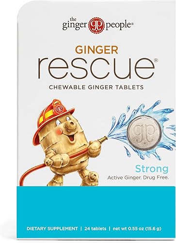 Ginger People The Ginger Rescue Strong, 0.55 onzas, 24 unidades