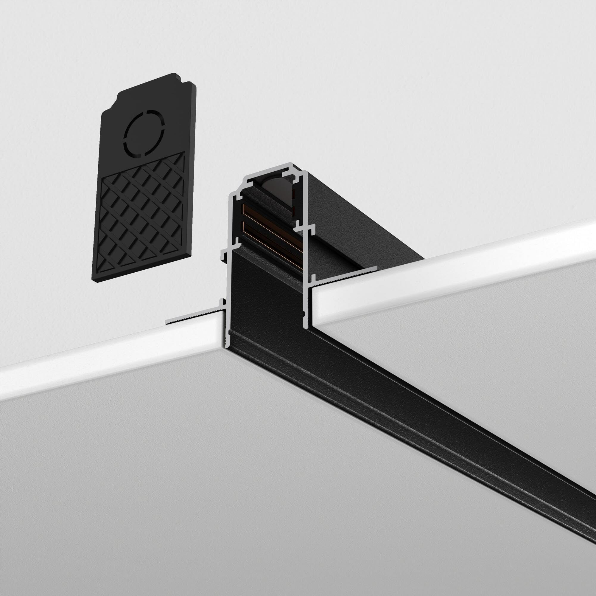 MAYTONI DECORATIVE LIGHTING Moderne Einbaustromschiene Busbar trunkings Exility aus Aluminium für Küche, Schlafzimmer, Wohnzimmer, Esszimmer, Lobby