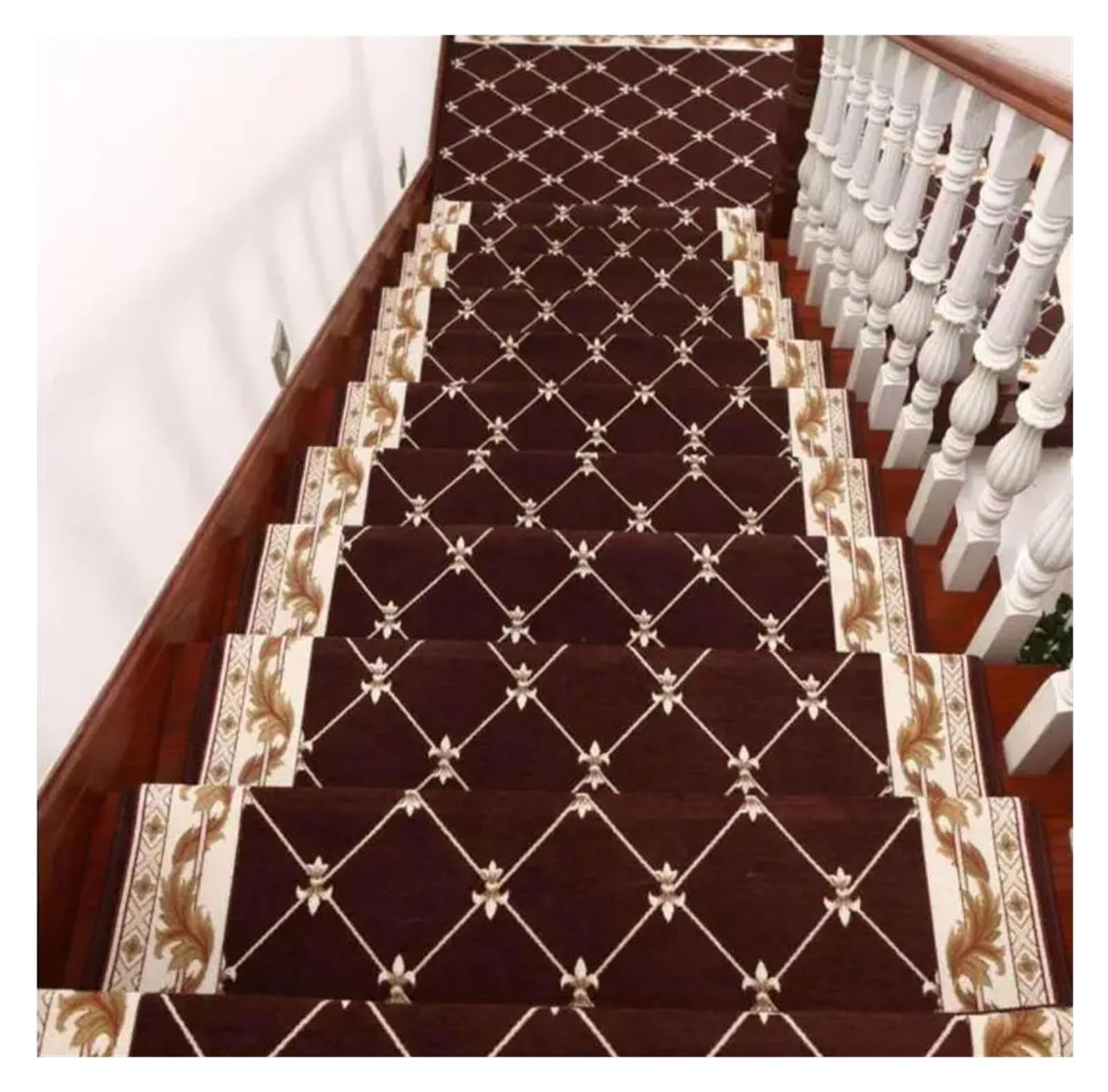 Alfombrillas para escaleras autoadhesivas y alfombras antideslizantes para madera de salón