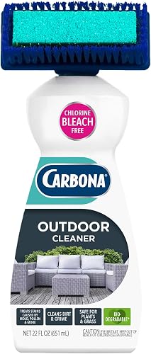 Carbona Oxy Powered Outdoor Cleaner 22 Oz with Built-In Brush for Patio Cushions, Rugs & Decks Carbona Oxy Powered Outdoor Cleaner 22 Oz with Built-In Brush for Patio Cushions, Rugs & Decks