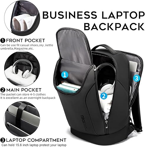 Miniatura 2 de FUTURE AESTHETICS Mochila inteligente de negocios impermeable para mujeres, hombres, mochila duradera aprobada para luchar adecuada como viaje,